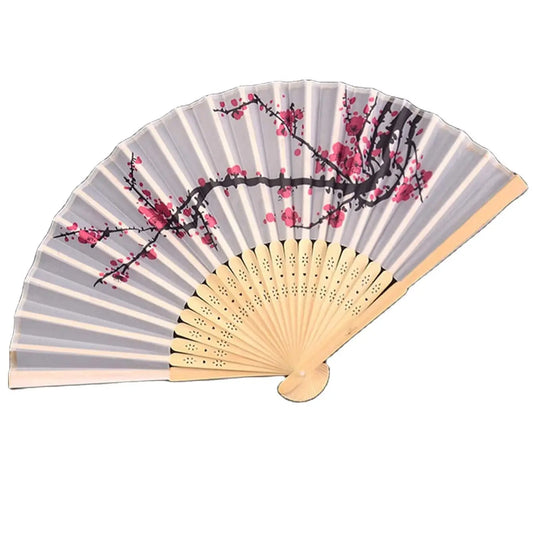 White Blossom Tree Fan